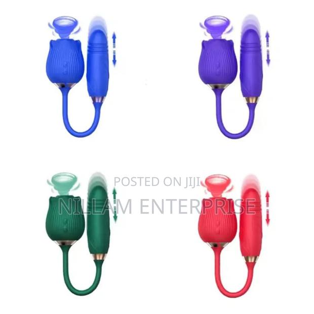 2 in 1 Rose for Clitorial Stimulation - thumbnail 3