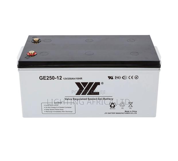 250ah Heavy Duty Solar Gel Battery - main view