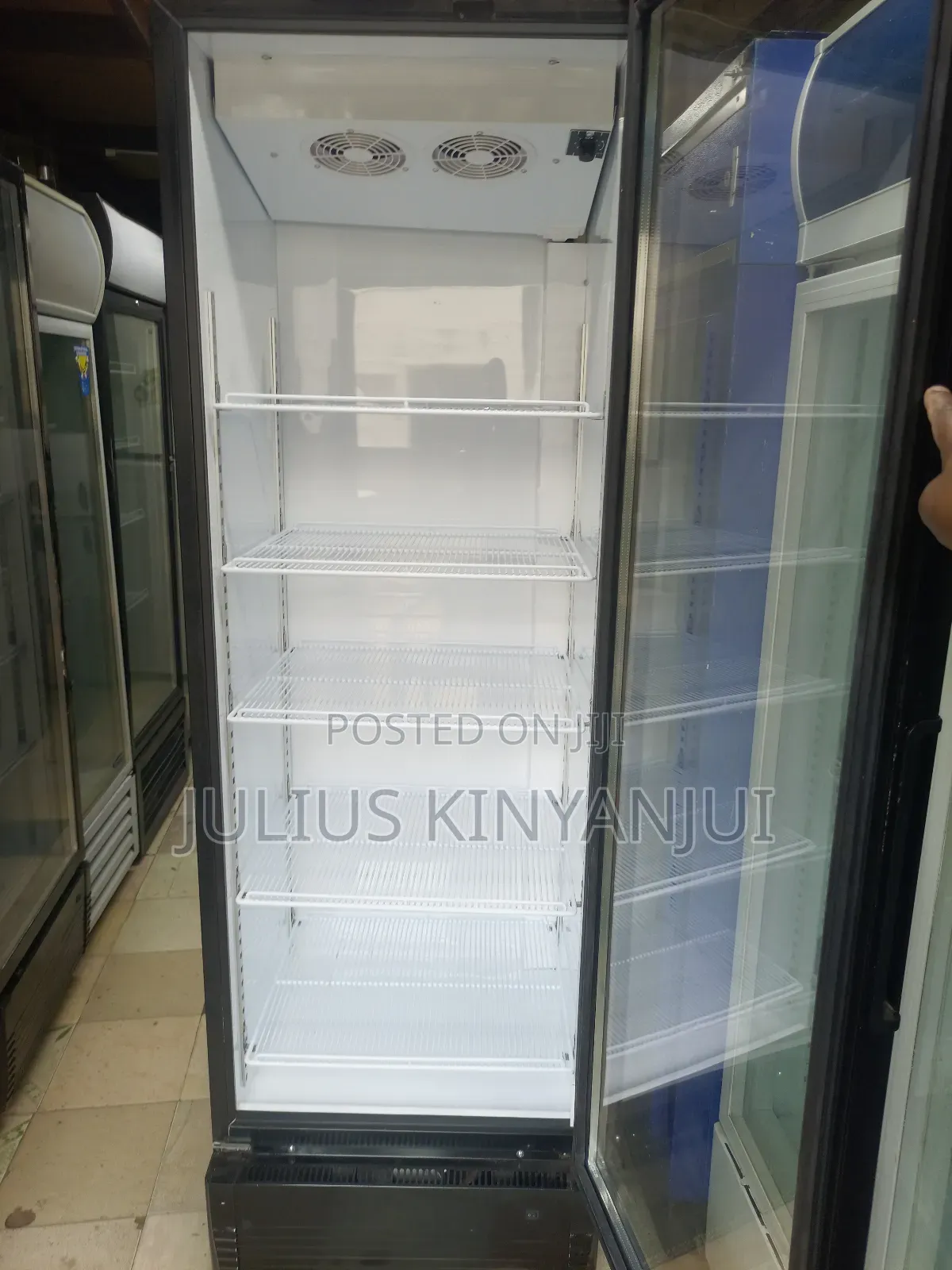 Vertical Cold Drink Display Refrigerator