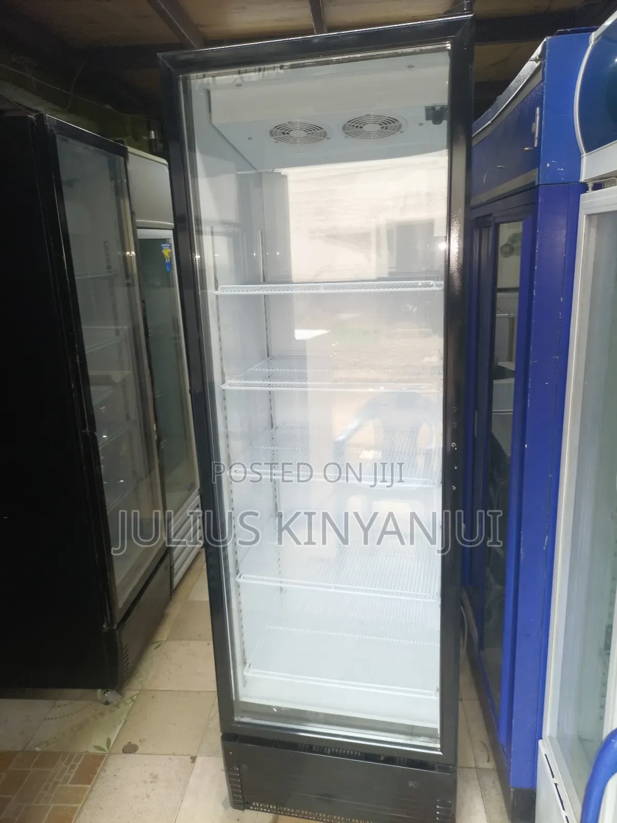 Vertical Cold Drink Display Refrigerator