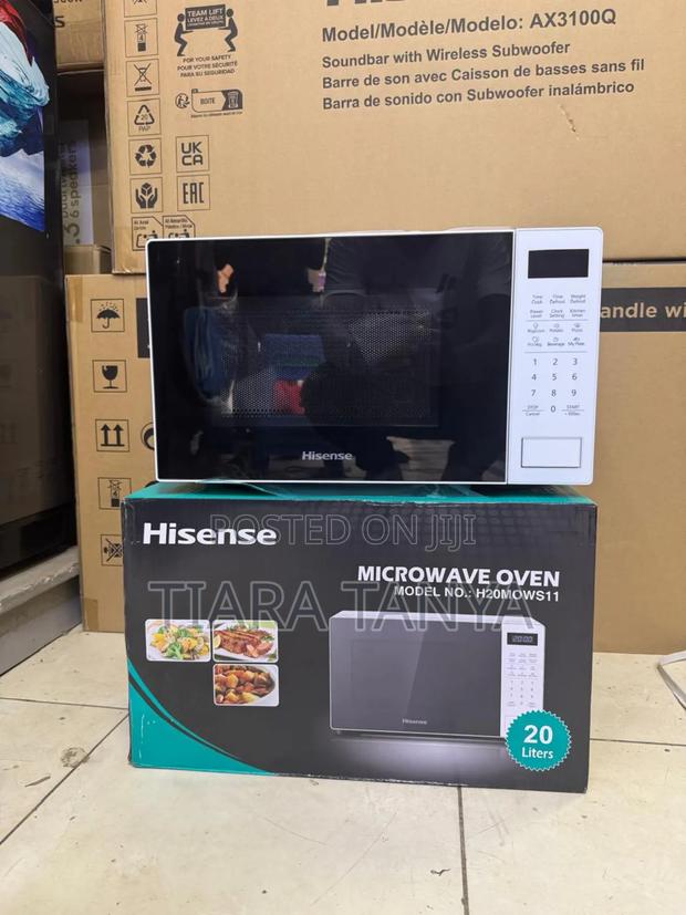 Hisense H20momws11 20 Litres Digital Microwave White - main view