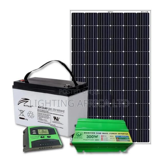 120w Solar+ 80ah Ritar Battery+300w Inverter +20a Controller - main view