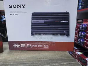 1000 Watts Sony 4 Channel Powerful Bridgeable Amplifier