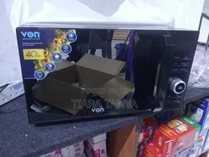 Von Vamg-21dgk Digital Microwave Oven With Grill Black