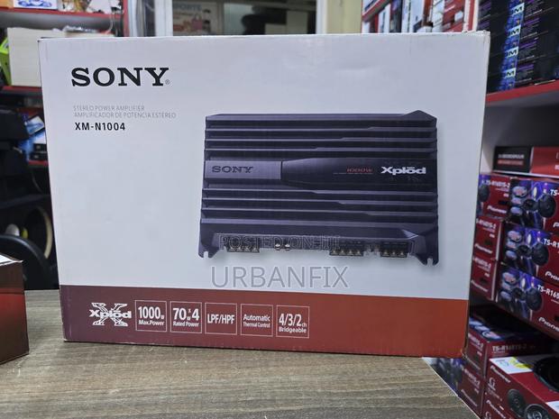 Sony Xm-N1004 1000 Watts 4 Channel Bridgeable Amplifier