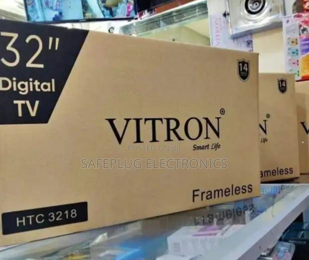 Television Vitron 32" Digital Frameless, Led Tv- Black