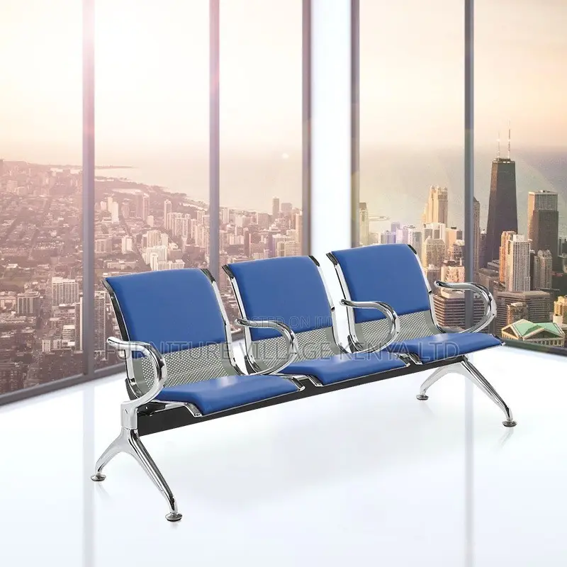 Office Bench: 3-Seater Rest Waiting Office Bench