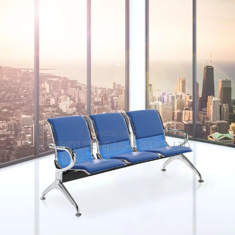 Office Bench: 3-Seater Rest Waiting Office Bench