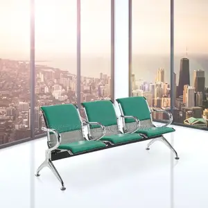 Office Bench: 3-Seater Rest Waiting Office Bench