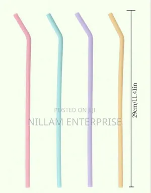 Reusable Silicone Straws