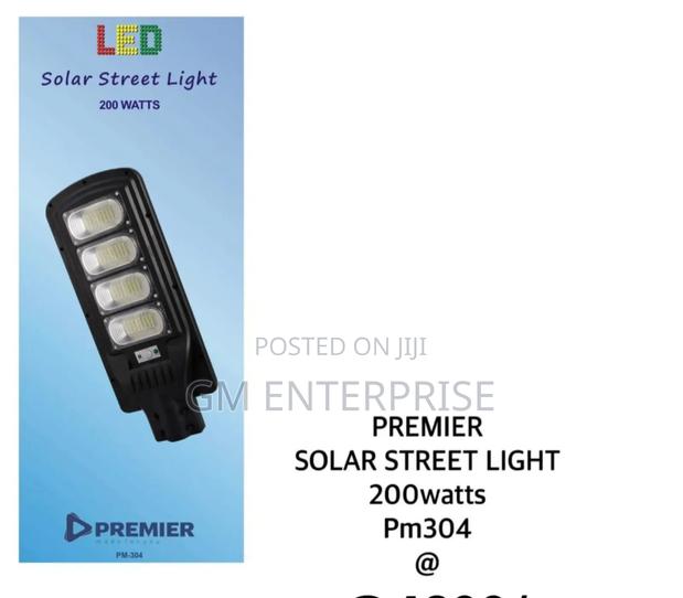 Premier Pm 304 200w Street Light Solar Panel - main view