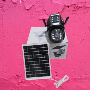 Colored Night Vision 4g Simcard Dual Lens PTZ Solar Camera