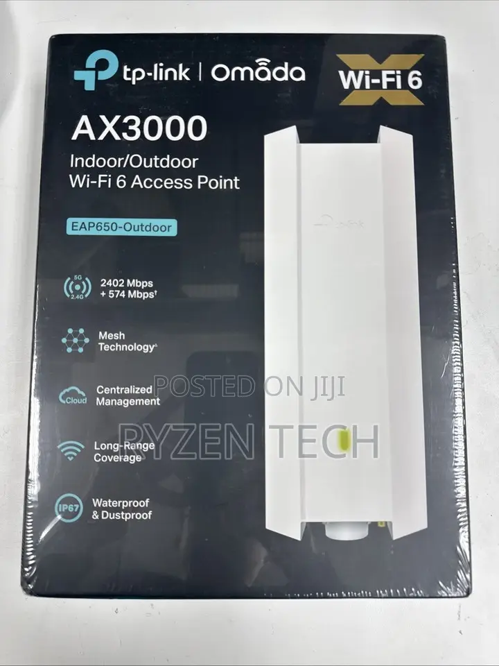 Tp-Link Ax3000 Outdoor Wifi 6 Access Point - Tl-Eap650
