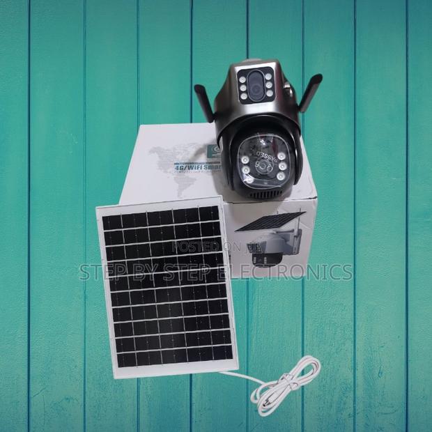 High Definition Hd 4g Simcard Dual Lens PTZ Solar Camera