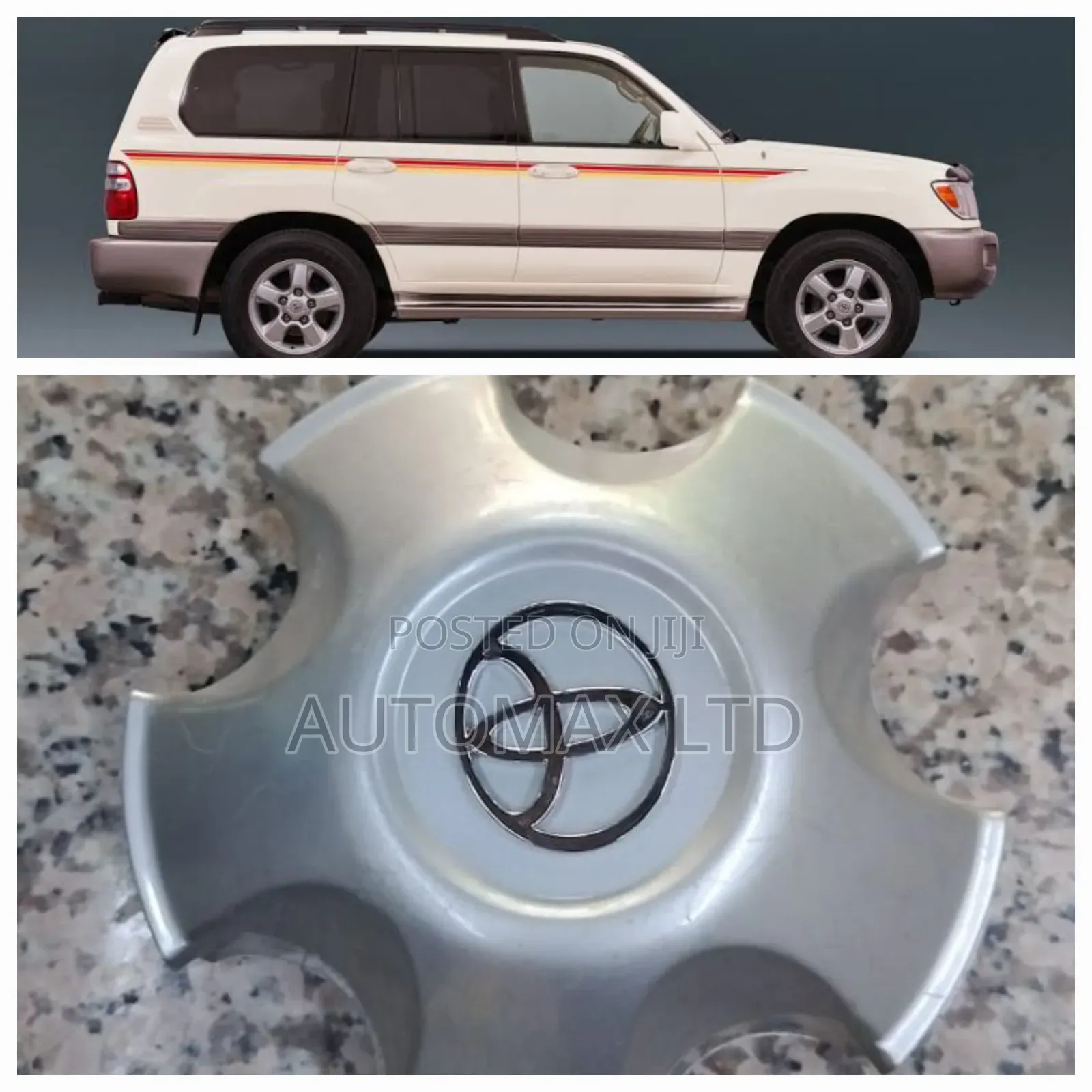 Toyota Land Cruiser 100 Series, Wheel Hub Caps