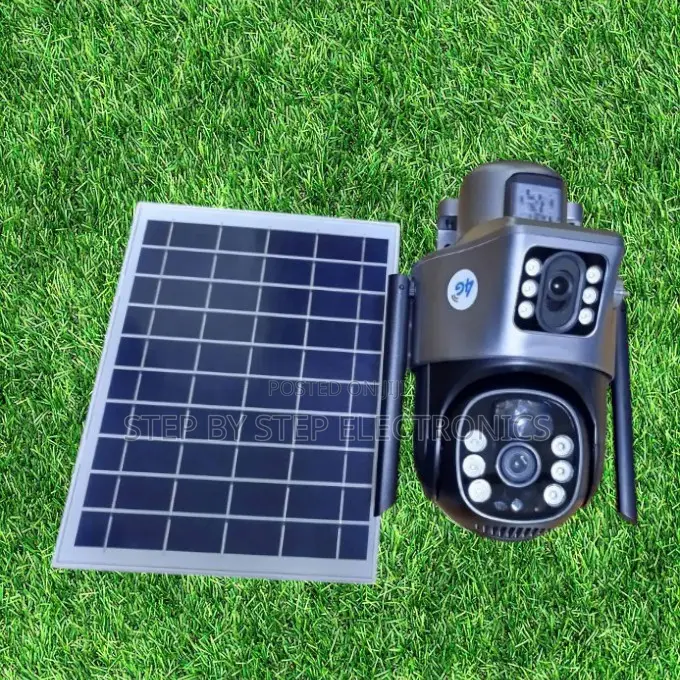 4g Simcard Dual Lens PTZ Solar Camera Android/Ios Support