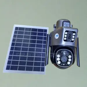 Built-in Loud Speaker 4g Simcard Dual Lens PTZ Solar Camera