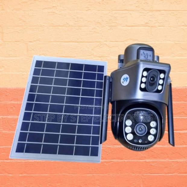 Cloud Storage Support 4g Simcard Dual Lens PTZ Solar Camera - main view