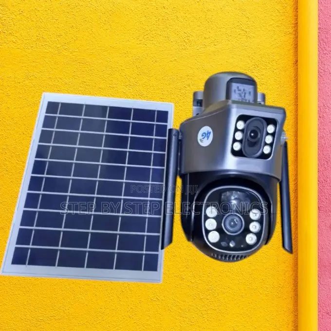 Vandal-Proof 4g Simcard Dual Lens PTZ Solar Camera