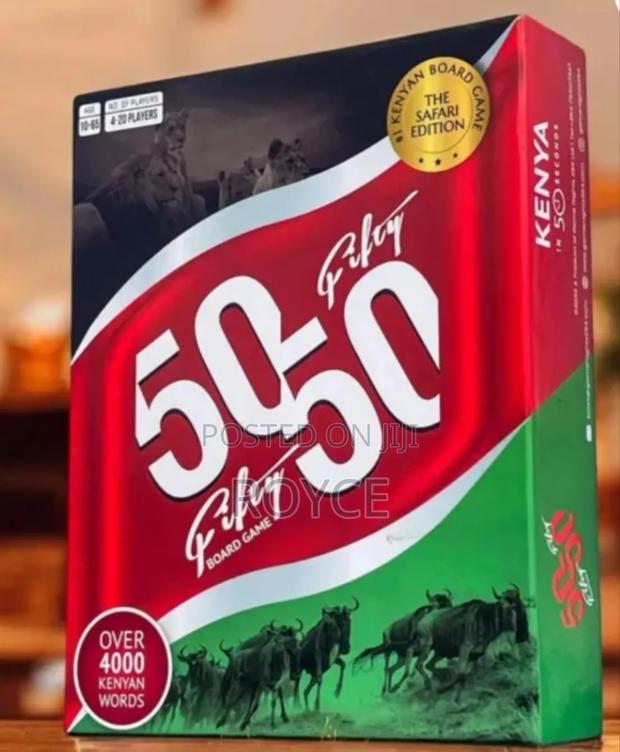 50-50 Board Game - main view