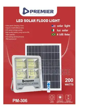 Premier Led Solar Flood Light