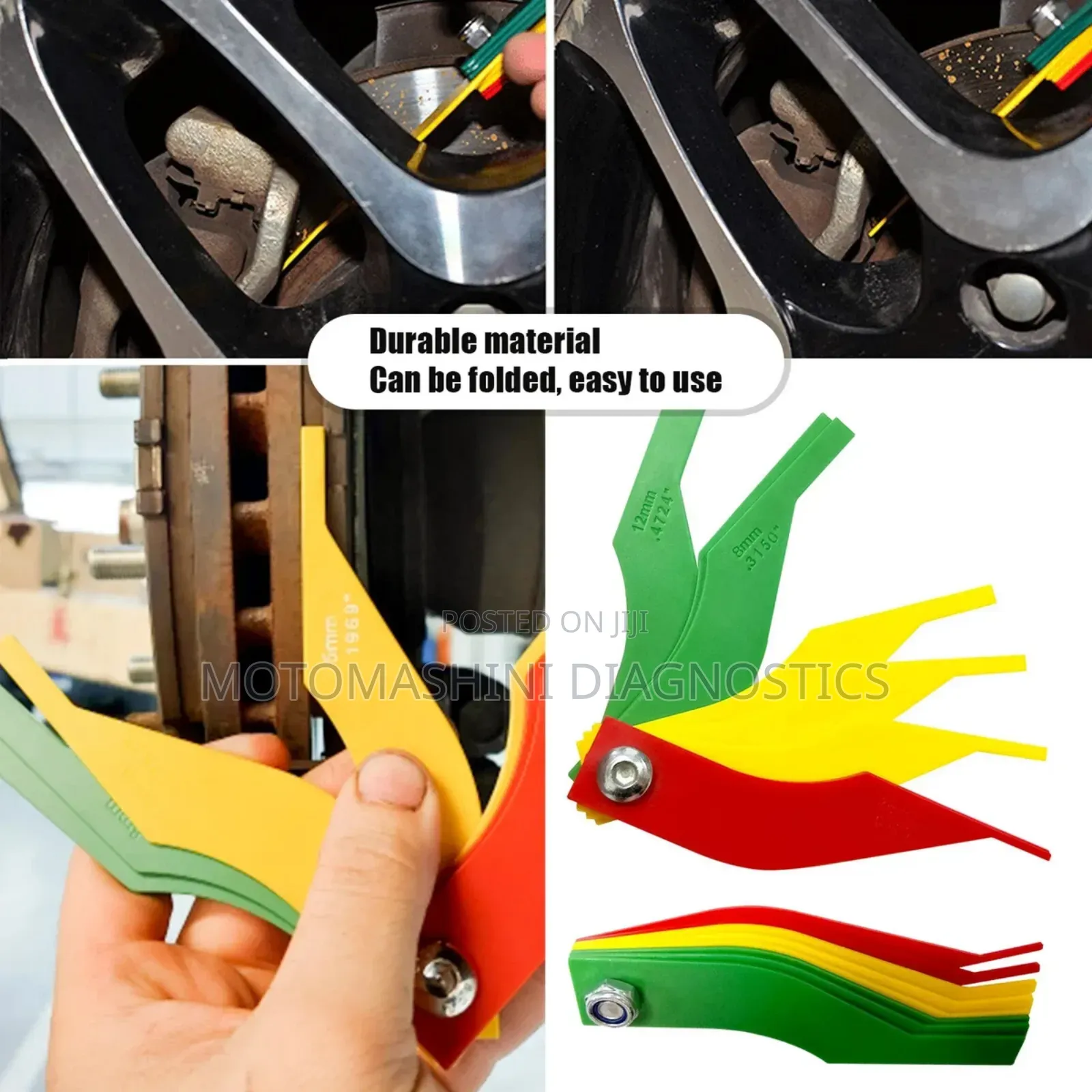 Automotive Brake Pad, Lining Feeler Thickness Gauge Kit