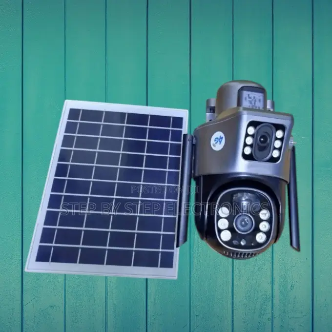 4g Simcard Dual Lens Pan Tilt Zoom (Ptz) Solar CCTV Camera