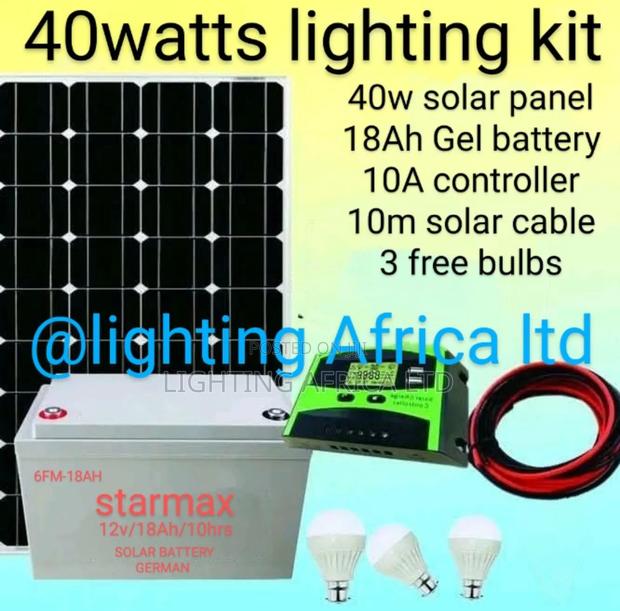 40 Watts Home Lighting Solar Full Kit - main view