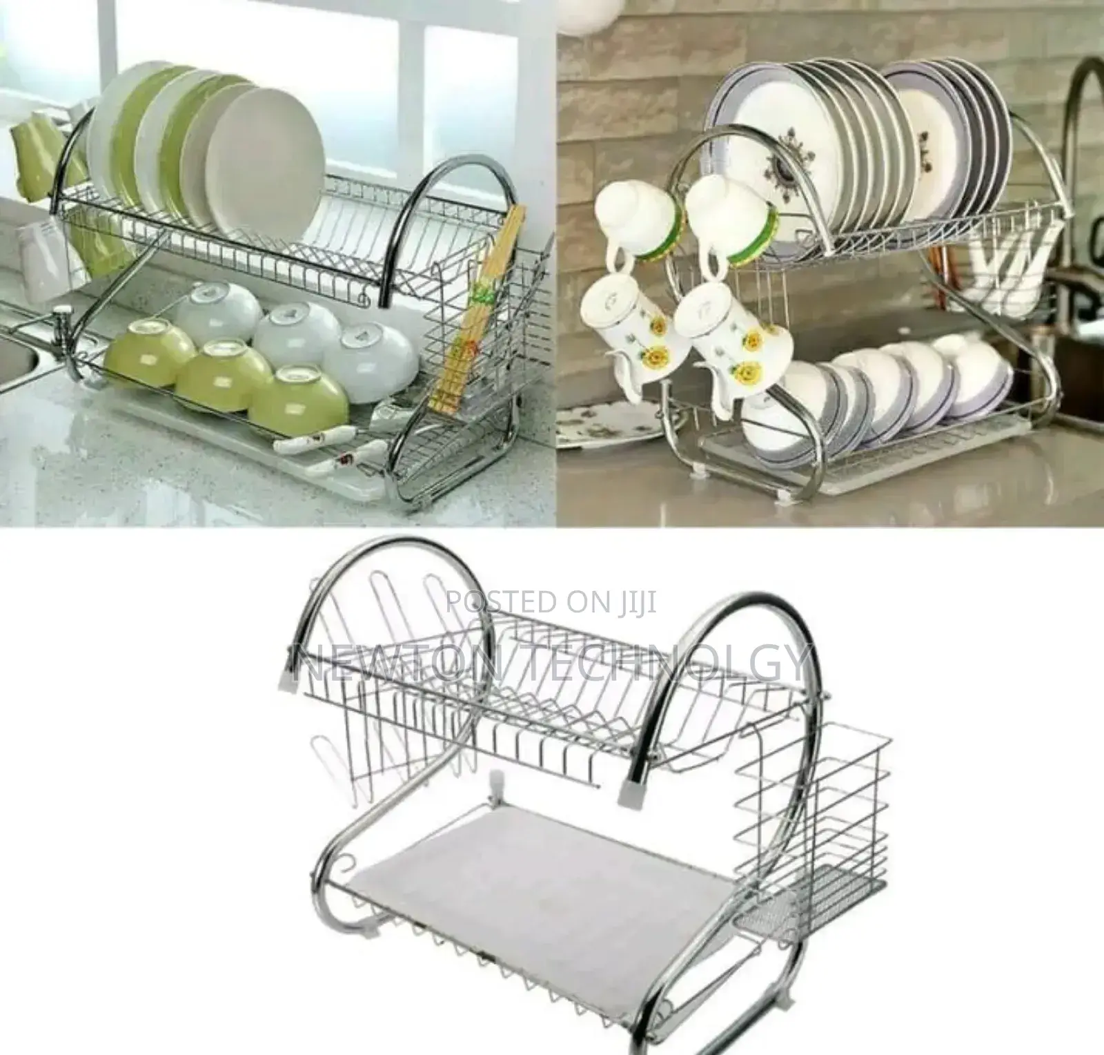 Dishrack 2layers Stainless