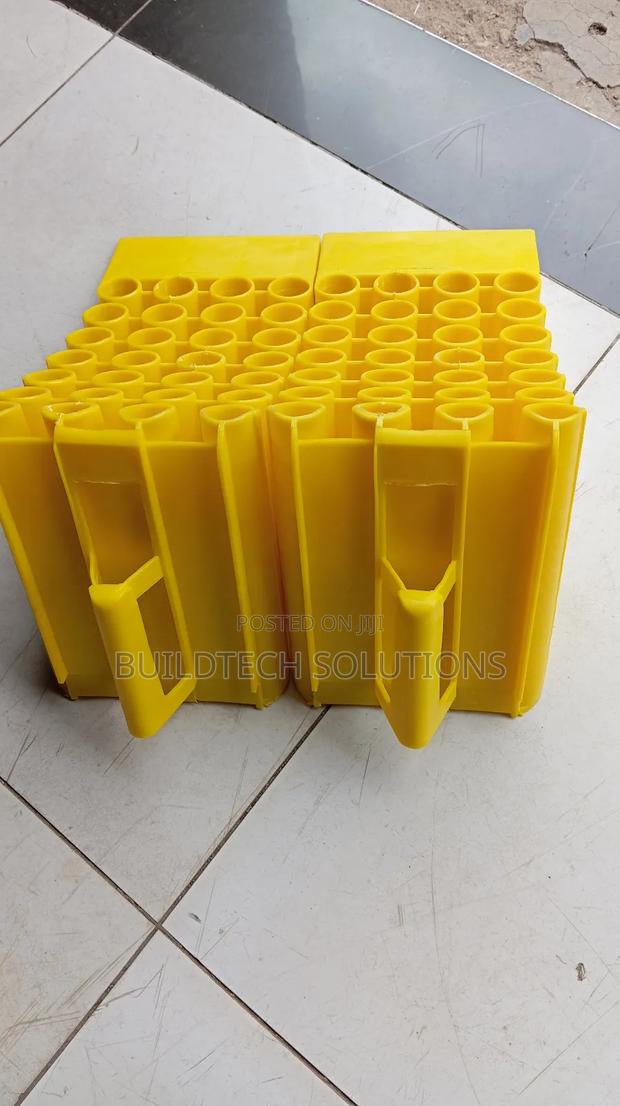Yellow Plastic Wheel Chocks - thumbnail 2