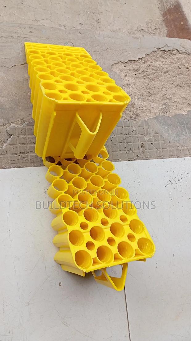 Yellow Plastic Wheel Chocks - main view