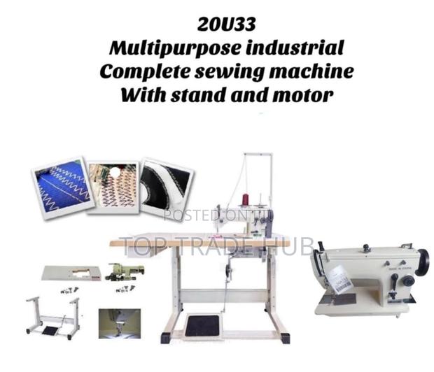 Multipurpose Industrial Complete Sewing Machine Stand Motor - main view