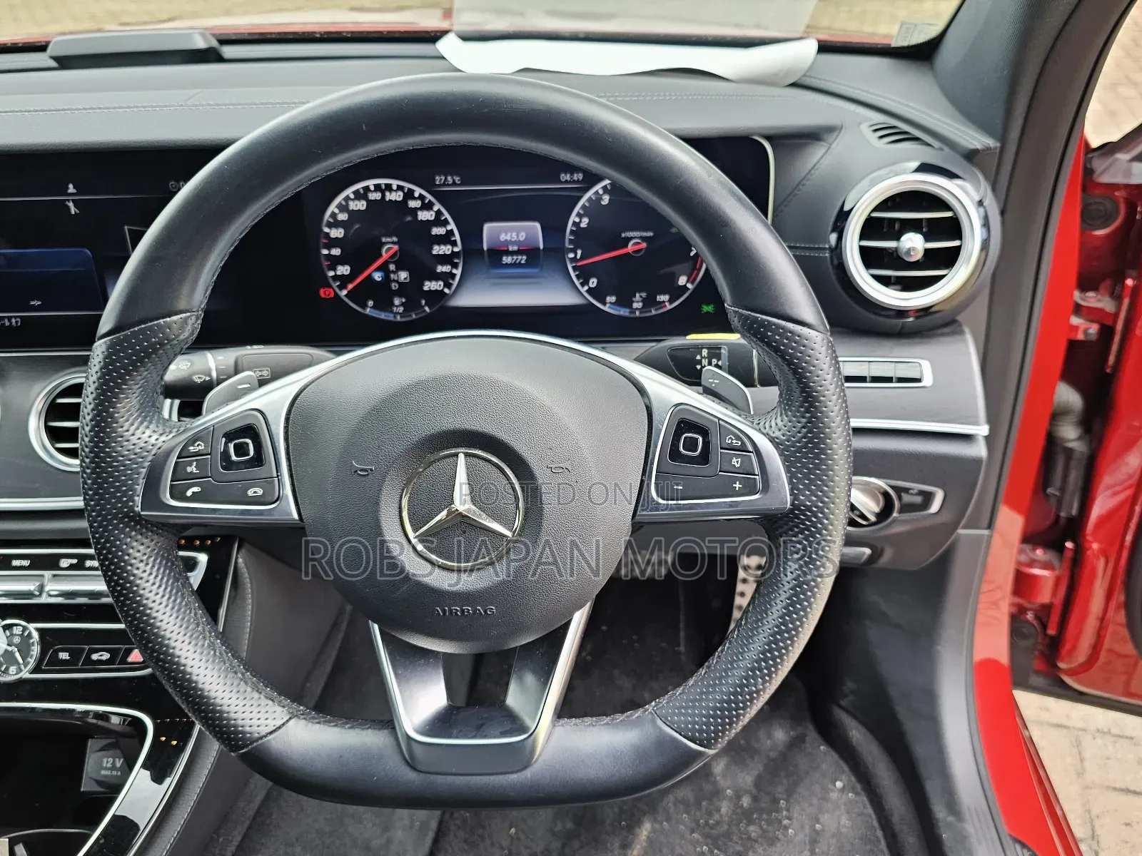 Mercedes-Benz E250 2018 Red