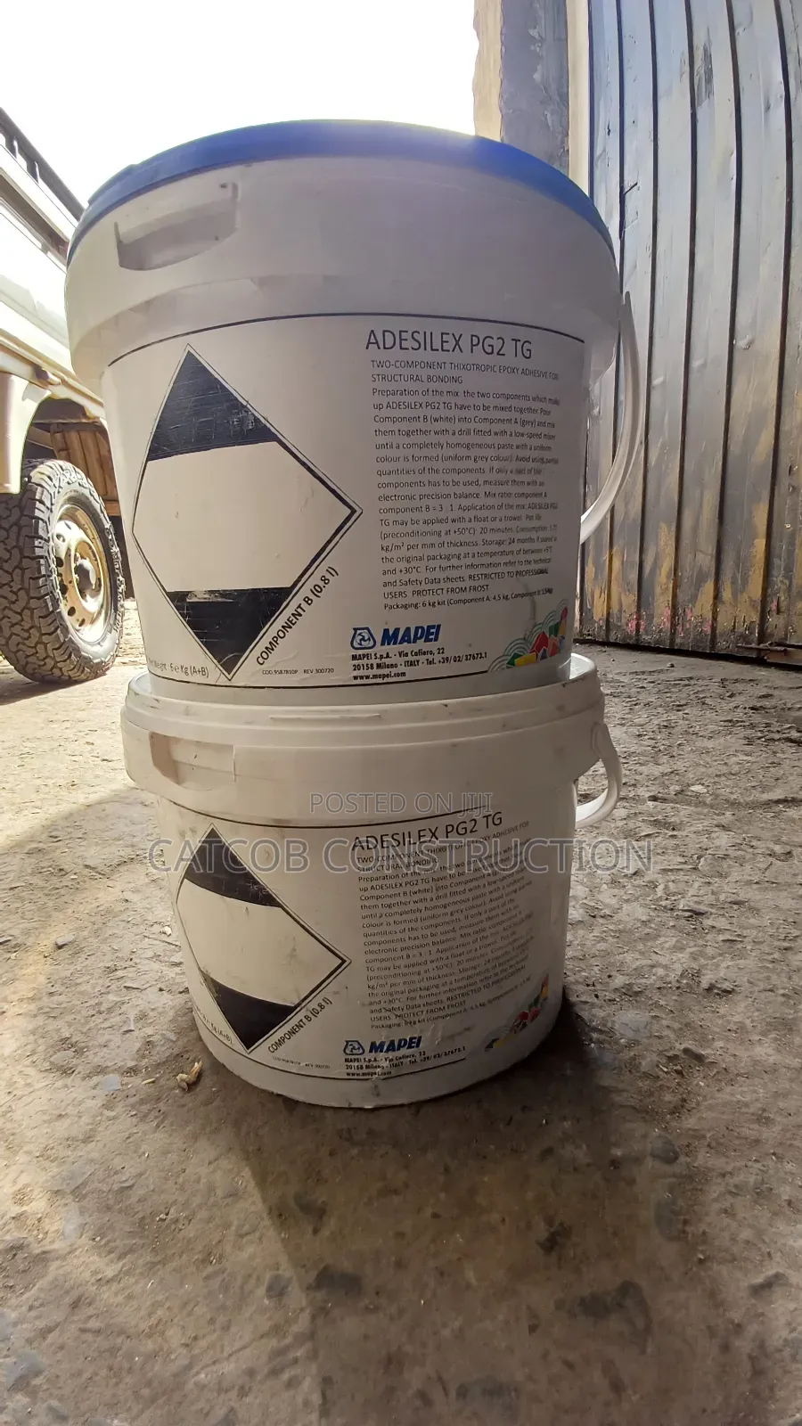 Adesilex Pg2  Epoxy Adhesive  For Structural Bonding 6ltrs