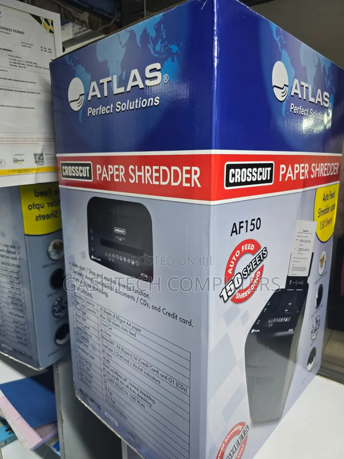 Atlas Crosscut Af50 Paper Shredder