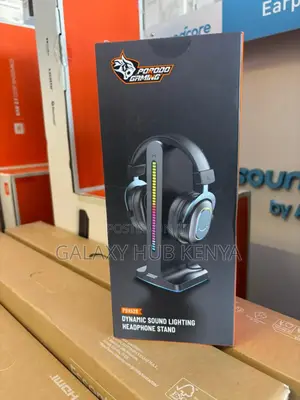 Porodo Gaming RGB Dynamic Sound Lighting Headphone Stand