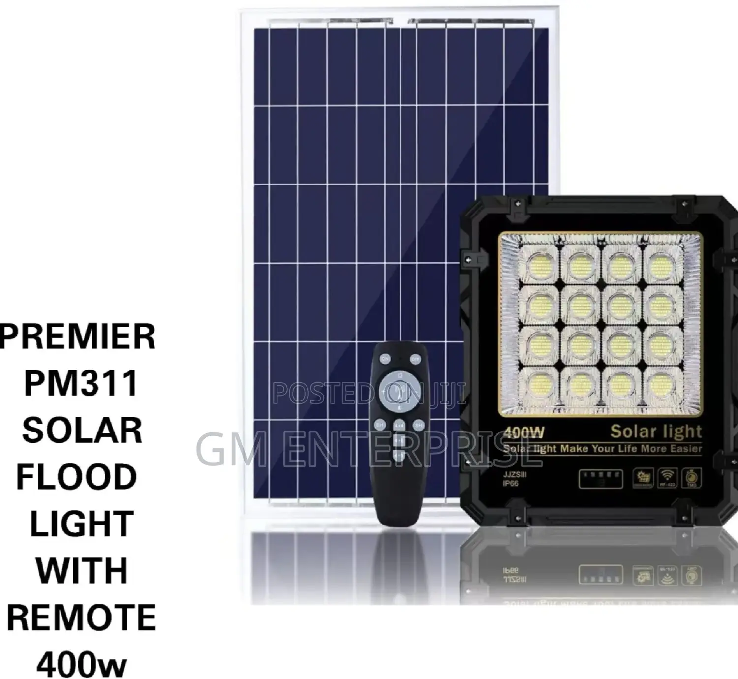 Solar Flood Light With Remote -400watts