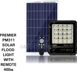 Solar Flood Light With Remote -400watts