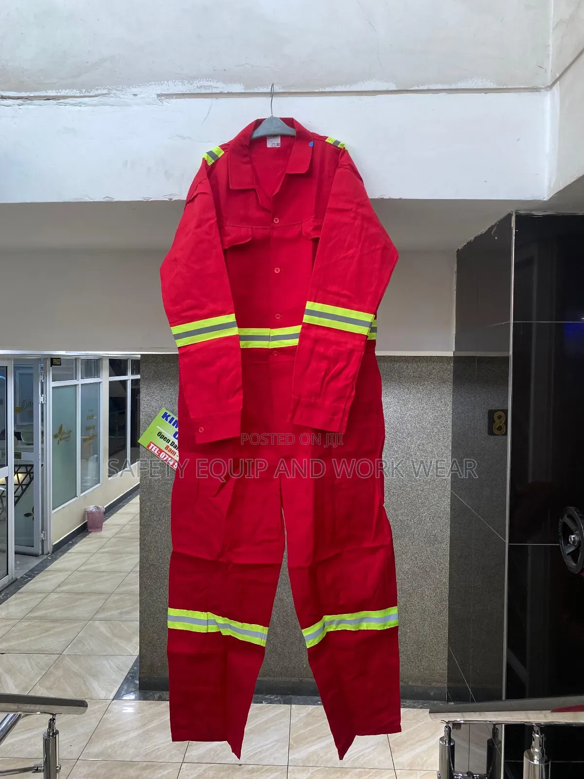 Red Reflective Overalls For Oil And Gas Industry