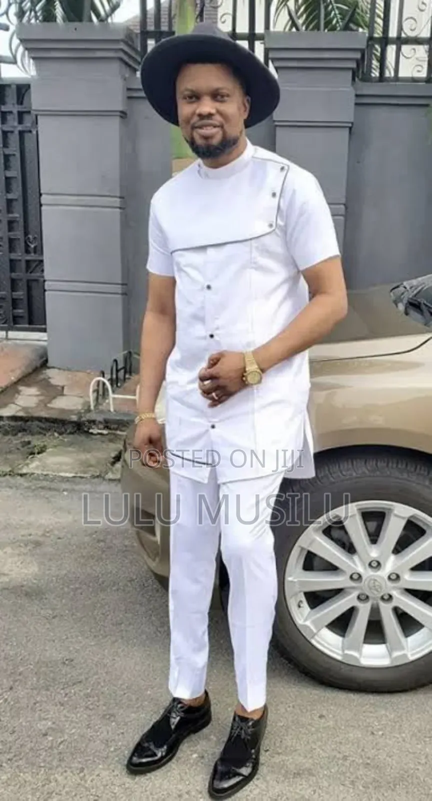 Men's Tailored Ankara Suit