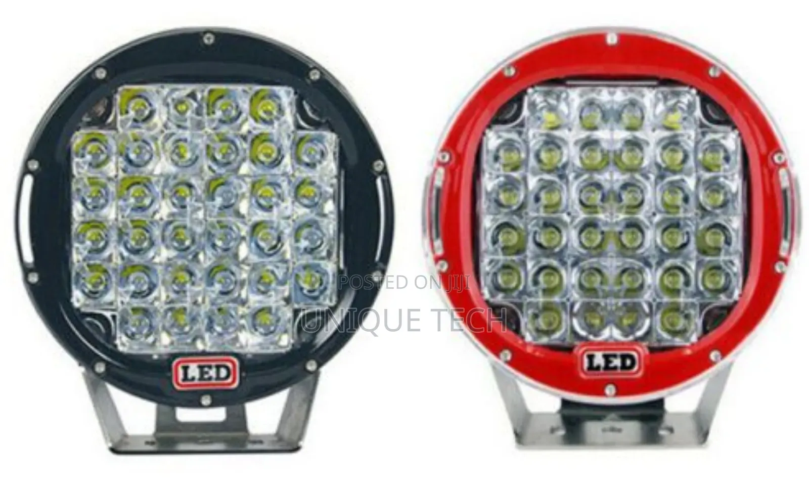2pcs Led Spotlights 9" – Strong Build, Clear Vision