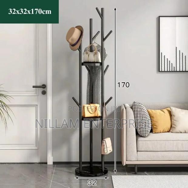 Fancy Multi-Functional Metallic Coat/Handbag Hanger - main view