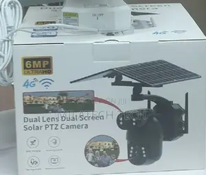 Solar Camera 6mp Double Lens Nmkjhui