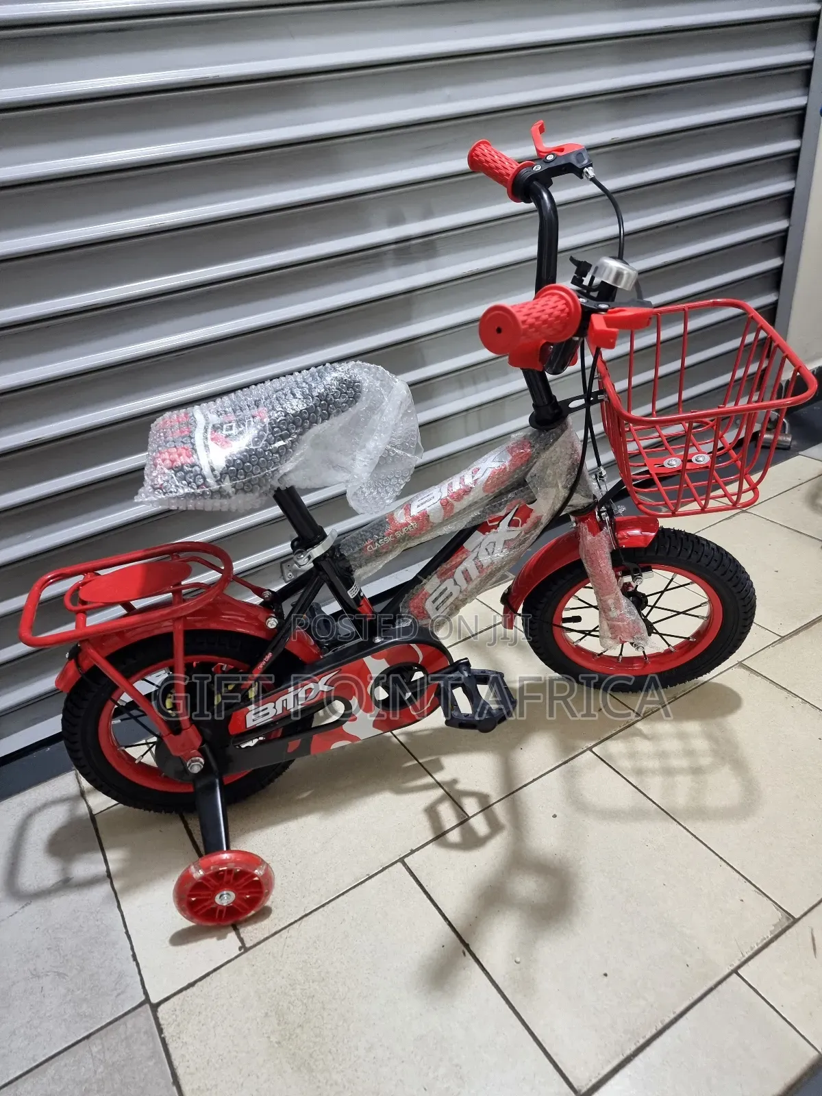 Red BMX Size 12" Bike for 3-5 Years Kids