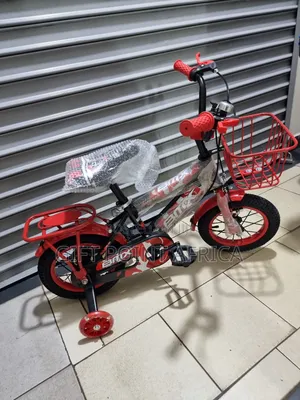 Red BMX Size 12" Bike for 3-5 Years Kids