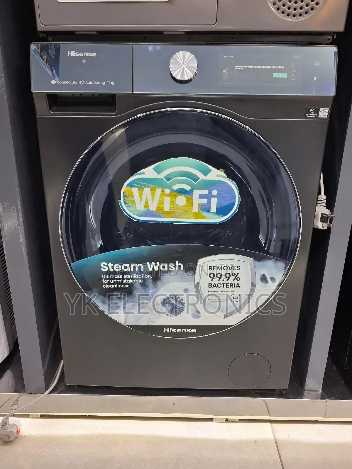 Hisense 12kg Front Load Washing Machine –Fully Automatic