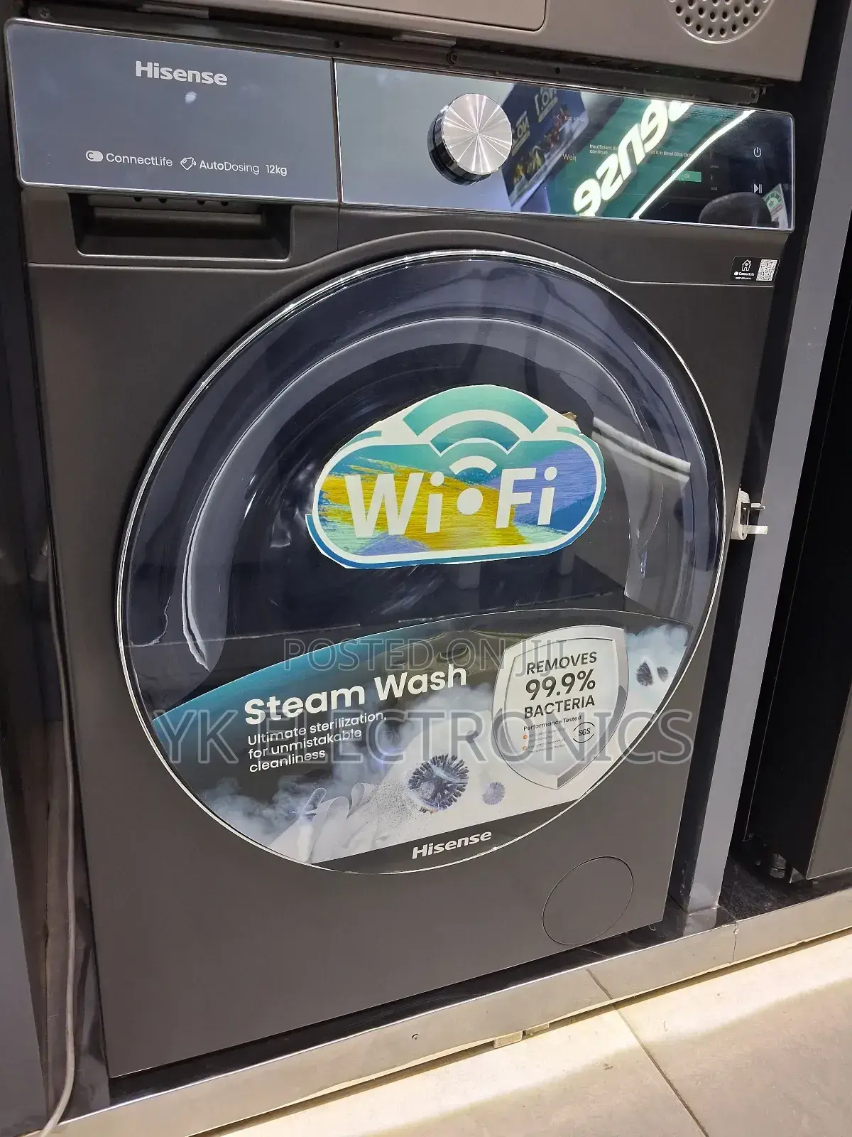 Hisense 12kg Front Load Washing Machine –Fully Automatic
