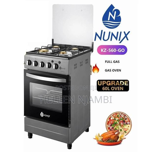 Nunix 4g 50×55cm Full Gas Oven Standing Cooker