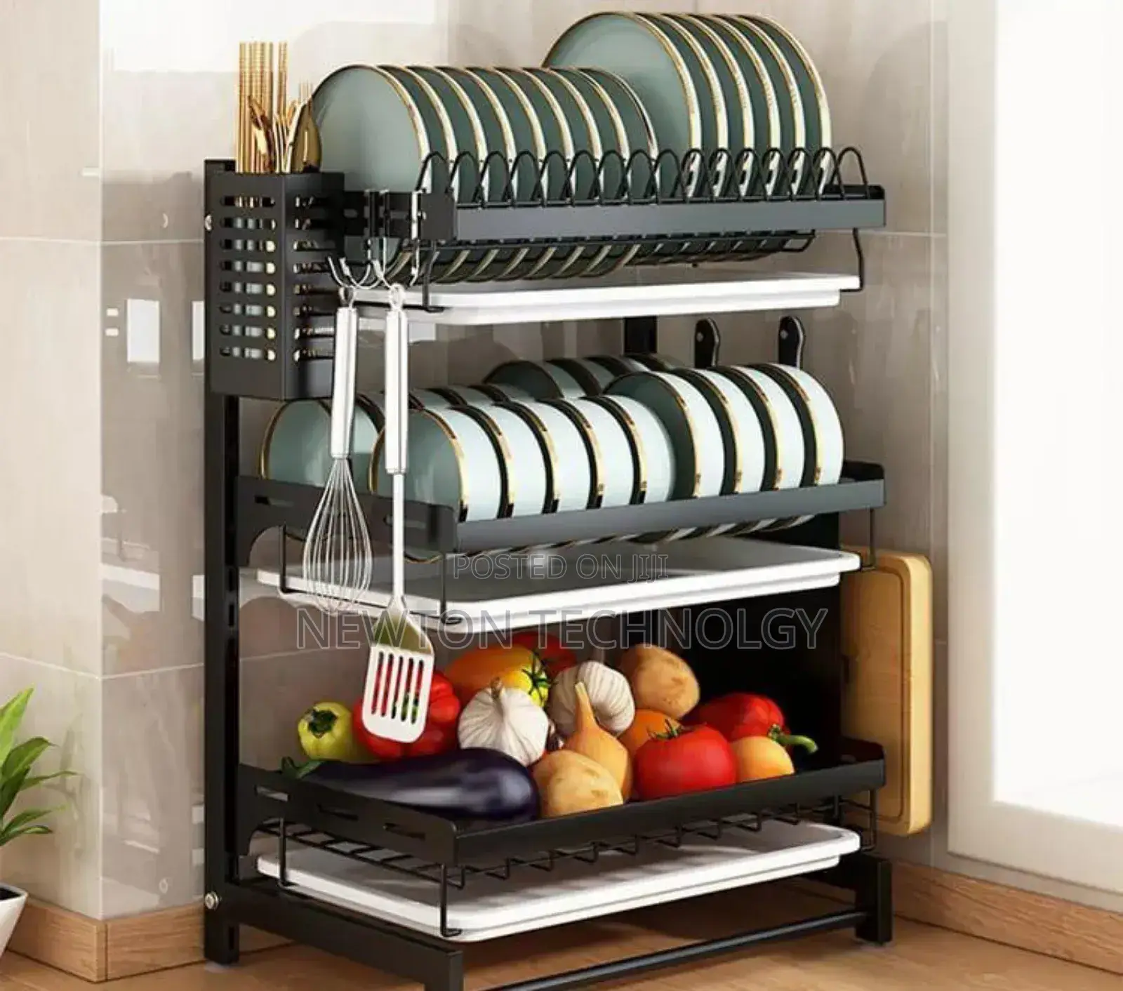 3 Layer Adjustable Advanced Dishrack