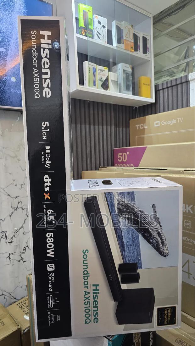 Hisense Ax5100q Soundbar | 5.1 Channel Soundbar 580 Watts